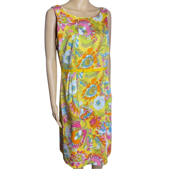 Kate Spade Floral Retro style 60s70s vibe size 2 USA XS - Picture 5 of 9